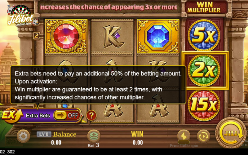 Fortune Gems: Easy-to-Win Gem Slot with Multipliers up to 15x 5 fortune-gems-extra-bet-mode