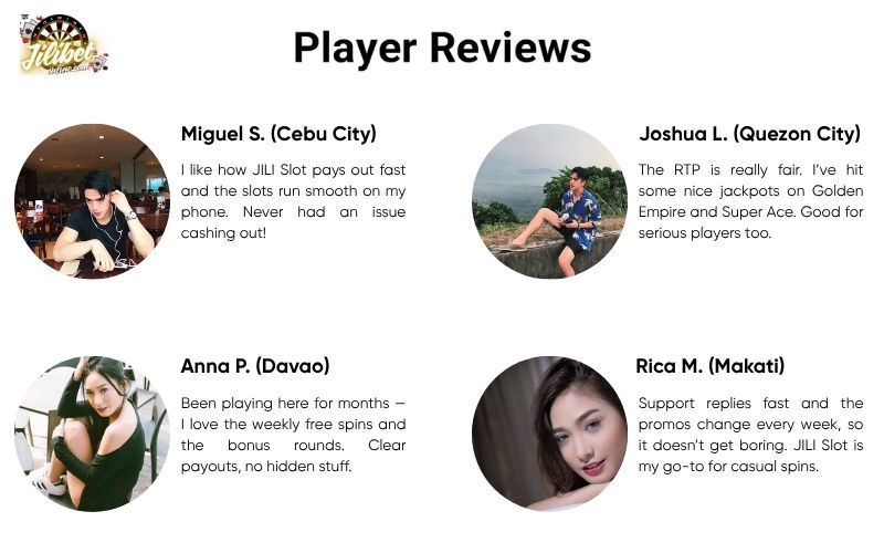 JILI Slot Review – Trusted Slot Hub for High RTP, Clear Payouts & Big Wins 14 player-reviews-about-jili-slot