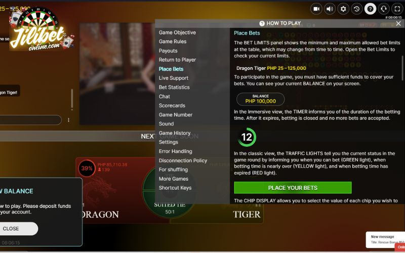 Dragon Tiger Guide at Jilibet: Rules, Roadmaps and Betting Tips 6 dragon-tiger-place-bets