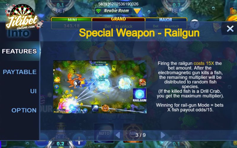 Mega Fishing at Jilibet – Guide to Winning Big Rewards 5 Railgun strikes with 15X power multipliers