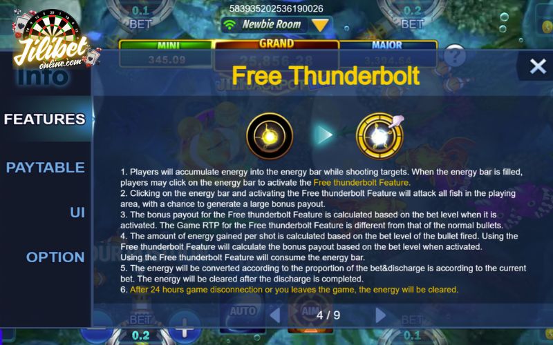 Mega Fishing at Jilibet – Guide to Winning Big Rewards 6 Unleash lightning to hit all fish on screen