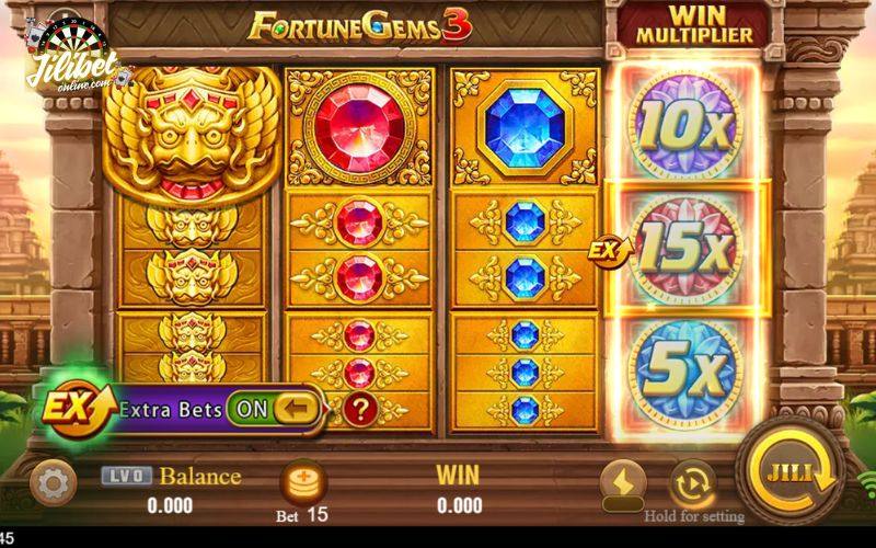 Fortune Gems 3: Triple Multiplier 3x3 Slot With Big Win Potential 4 When to active Extra Bet