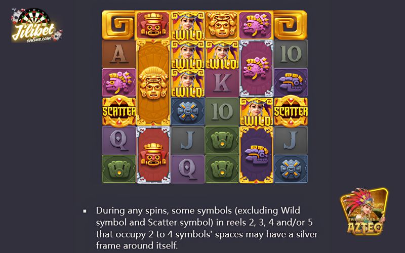 Treasures of Aztec: 6x5 Slot Packed with Combos, Free Spins & Gold Symbols 10 Wilds only appear on reals 2-3-4 and 5